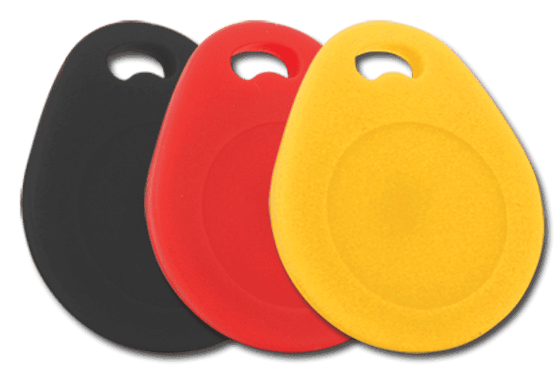 Chaveiro de Proximidade Keyfob Black, Red & Yellow