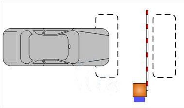 Laço indutivo detector de massa metálica para veículos